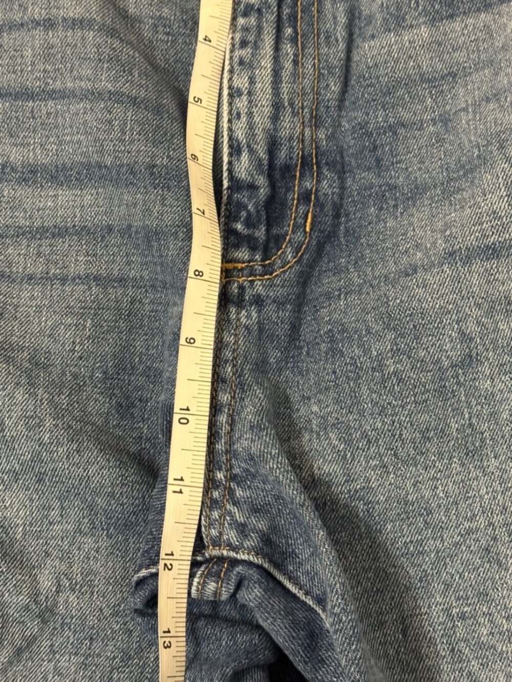 JBD Jeans Womens 28 Light Wash Distressed Ripped Straight Leg Frayed Hem Denim - Picture 7 of 10